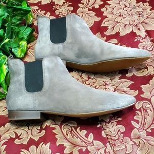 Madewell Nico Taupe Suede Chelsea Boots